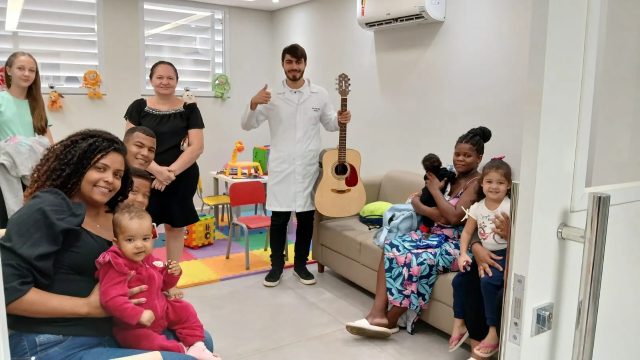 Encontro com famílias assistidas
